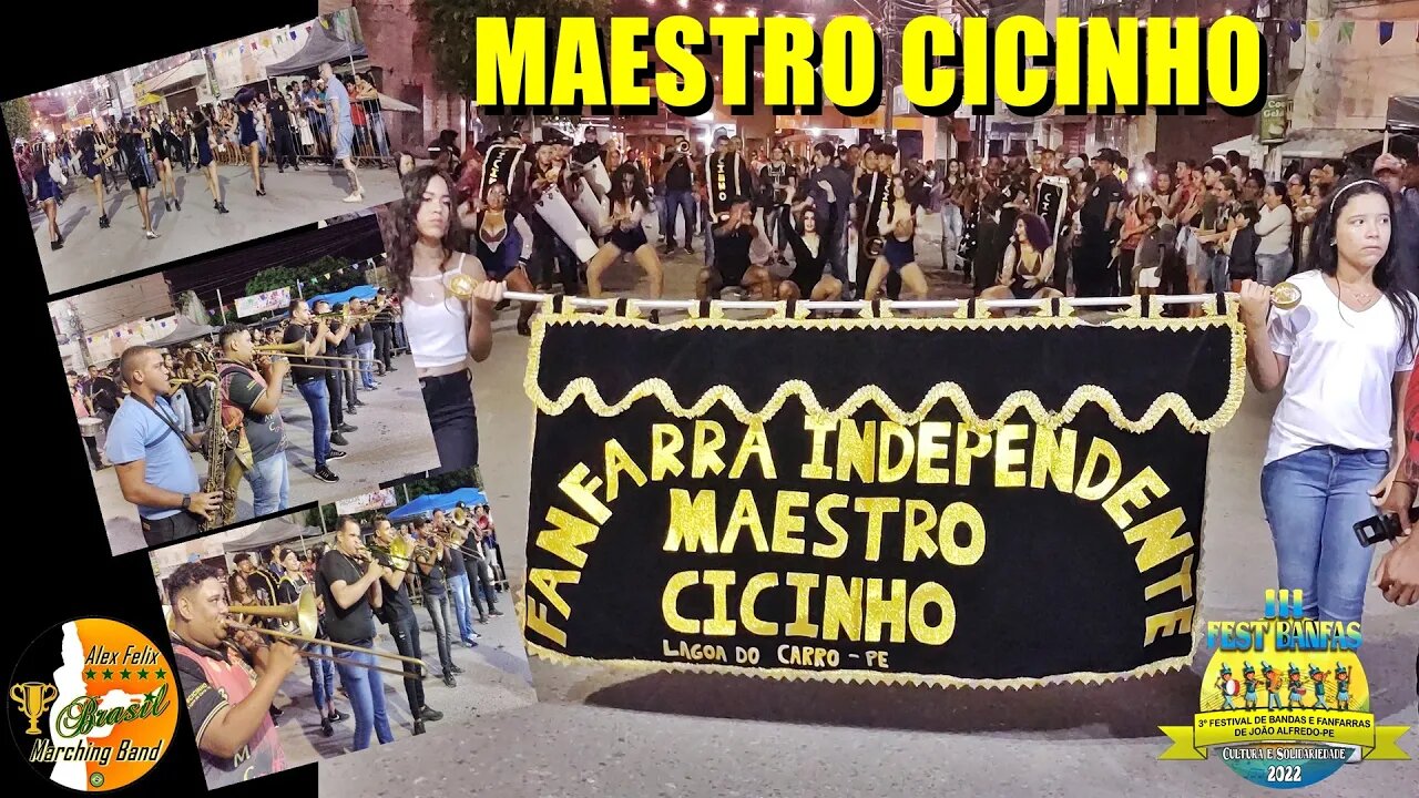 Fanfarra Independente Maestro Cicinho 2022 No III Festival de Bandas e Fanfarras 2022 #joãoalfredo