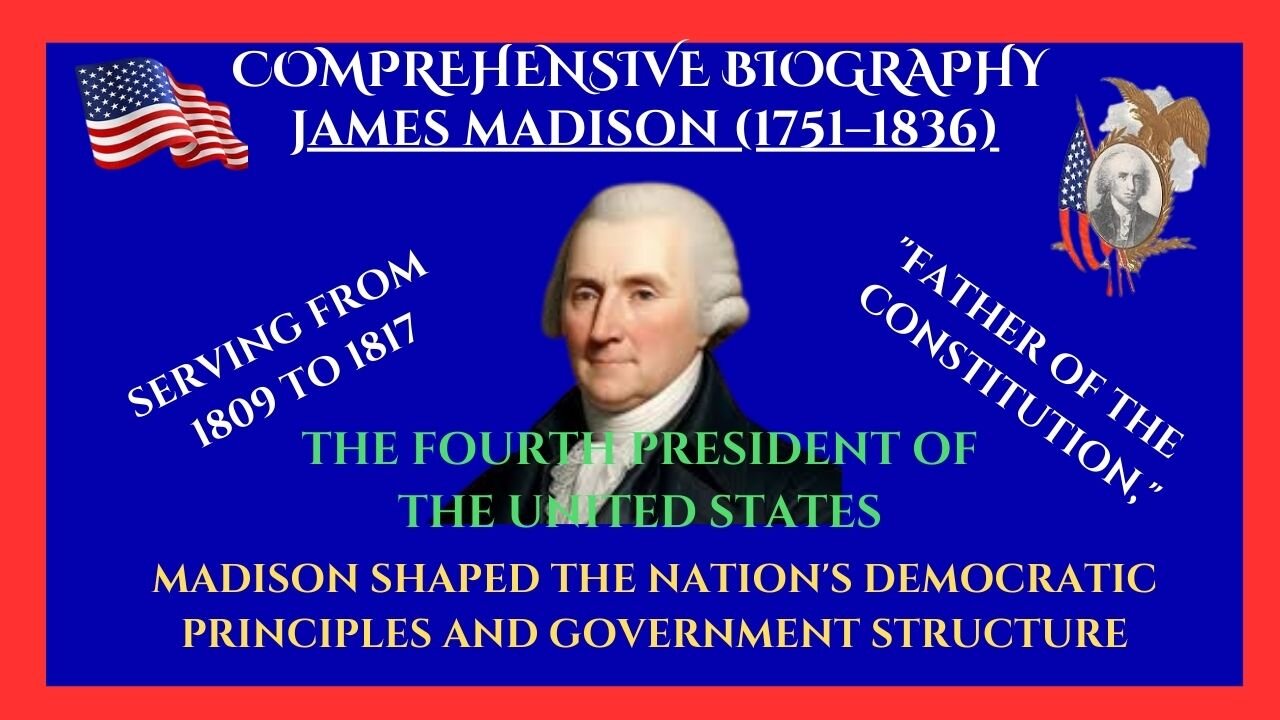 Comprehensive Biography of Fourth President of USA, James Madison (1751–1836)