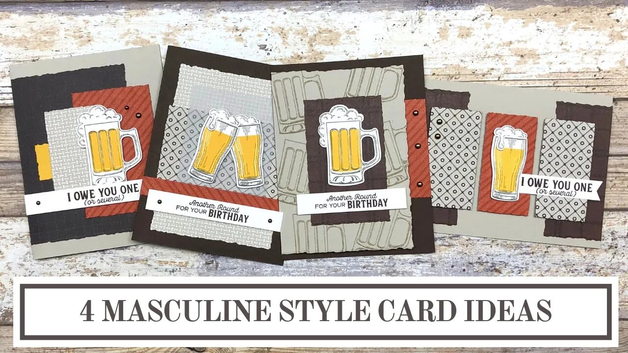 Brewed For You - Masculine Card Ideas