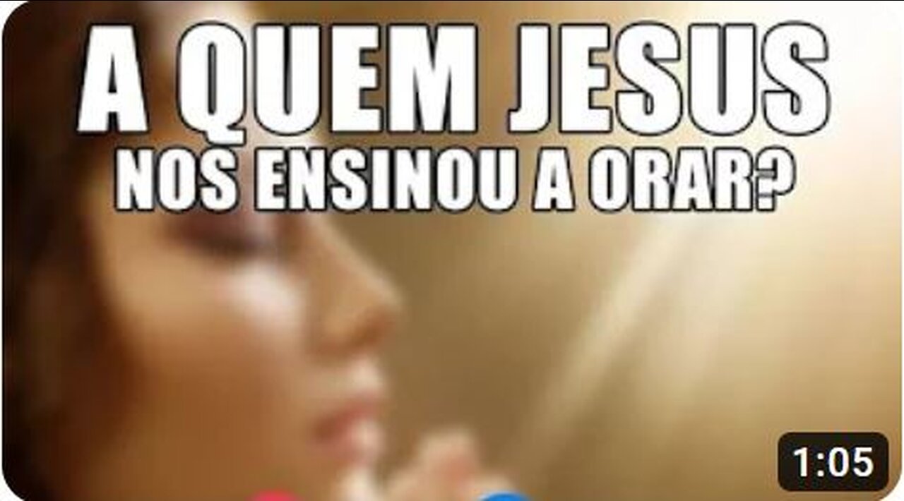 A quem Jesus ensinou a orar ?