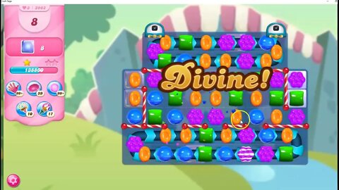 Candy Crush Level 3962 Talkthrough, 17 Moves 0 Boosters