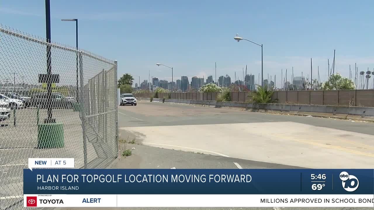 Plans move forward for Topgolf to open first San Diego location on Harbor Island