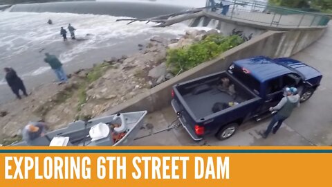 6th Street Dam Grand River Visual Tour // Grand River Michigan Fishing