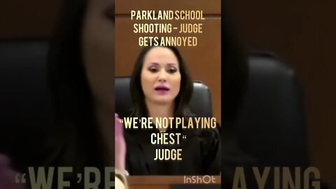 “We’re not playing CHEST” Judge in Parkland Shooting Trial #shorts #parklandshooting