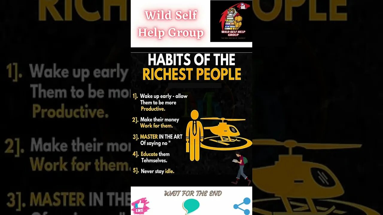 🔥Habits of the rich people🔥#shorts🔥#wildselfhelpgroup🔥11 August 2022🔥