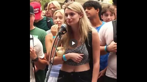 Kind of cool how a girl just flashed herself at Charlie Kirk because she was so enamored...