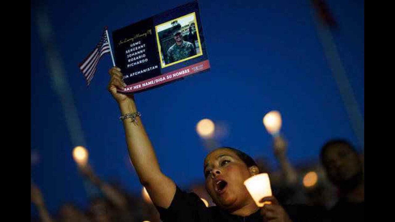 Vigil Held for Slain US Marine in Her Home City