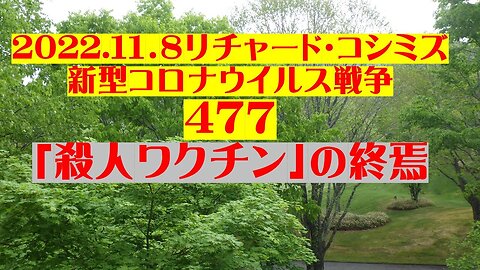 2022.11.08 リチャード・コシミズ新型コロナウイルス戦争４７７