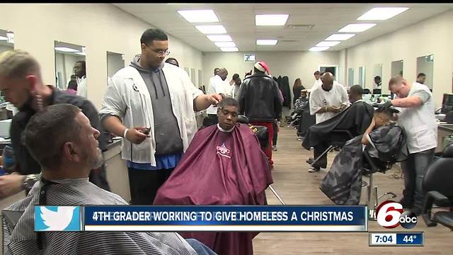 Kenny's Academy of Barbering gives free haircuts to Hoosiers