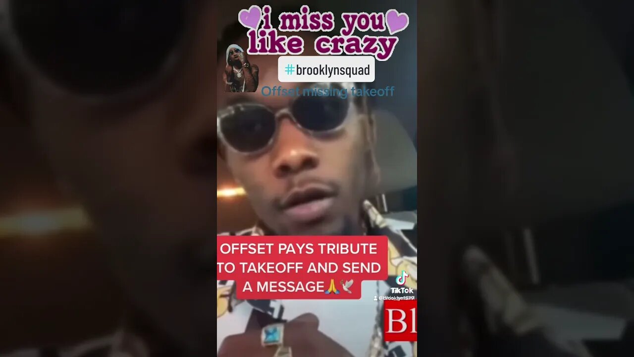 Offset missing takeoff #brooklynsquad #truecrime #takeoff #offset #justice 💕🙏😲😇🎈🎈🎶