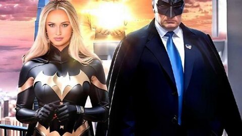 BATGIRL ALINA AND BATMAN