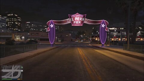 Let's Explore GTA V - Del Perro Pier, Los Santos - Shops, Rollercoaster & Ferris Wheel - utherwurlds