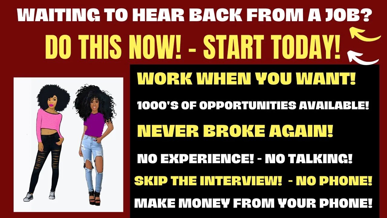 Waiting To Hear Back From A Job? Do This Now Never Broke Again Work When You Want No Interview