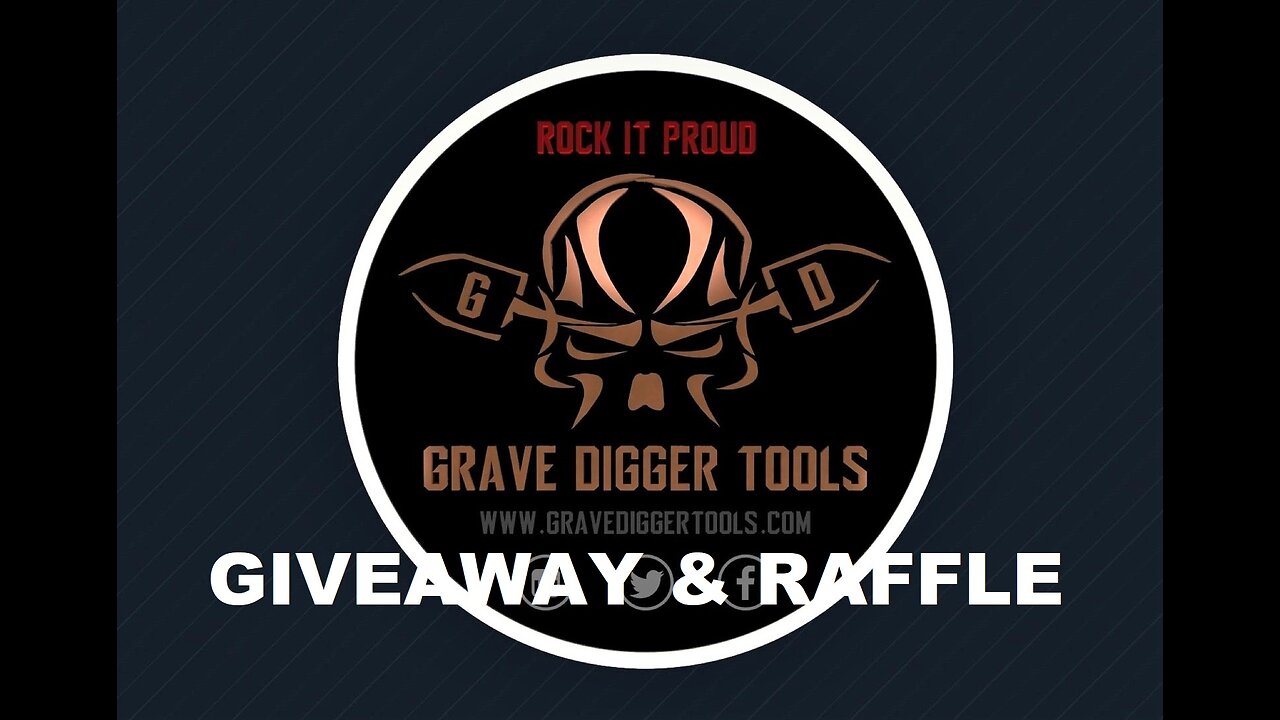 GRAVE DIGGER TOOLS RAFFLE & GIVEAWAY for MD4V.org