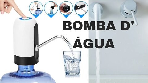 INCRIVEL! BOMBA Torneira Elétrica Universal para Galão de Água MUITO BARATO E COM CARREGADOR USB