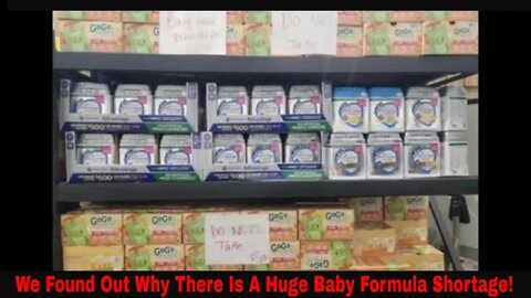 We Found Out Why There Is A Huge Shortage Of Baby Formula!