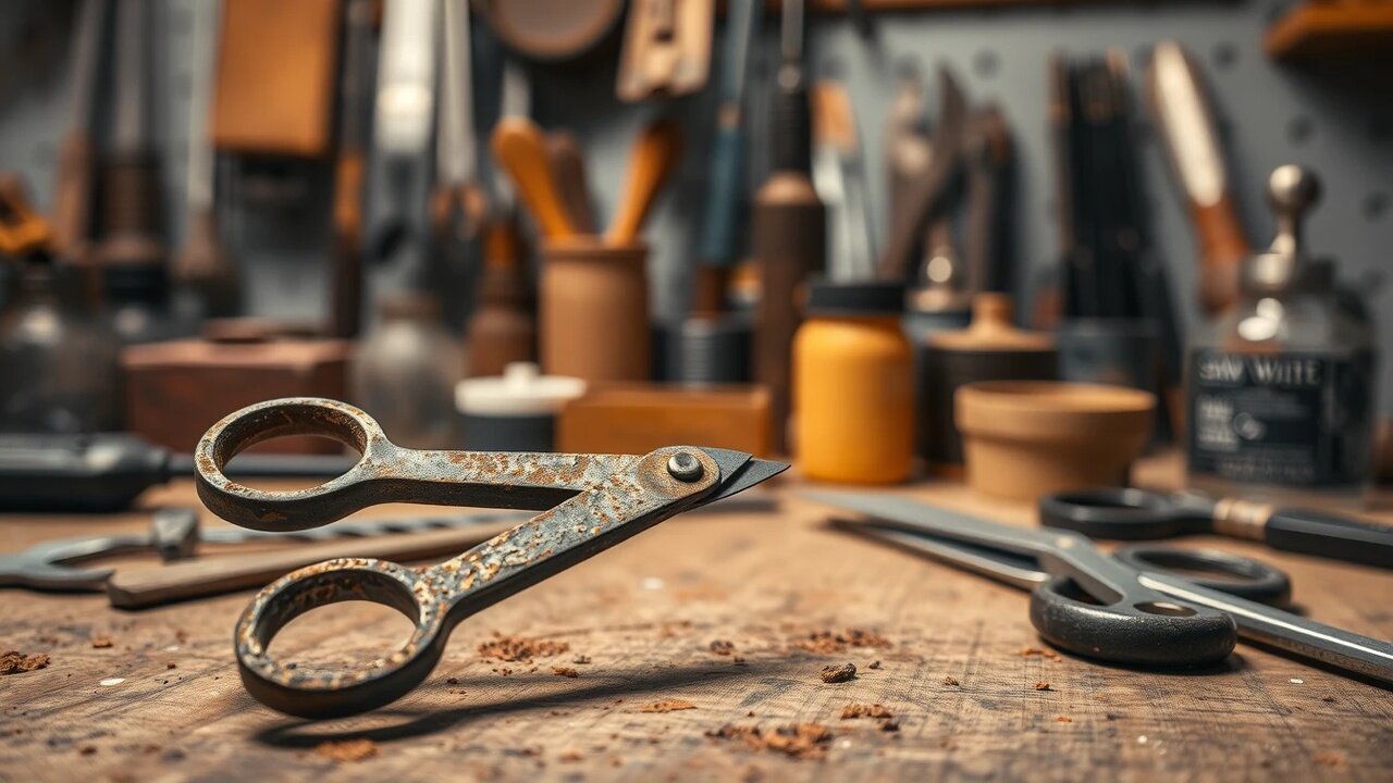 Restoring a Rusty Scissor Found in a Dumpster [2024]