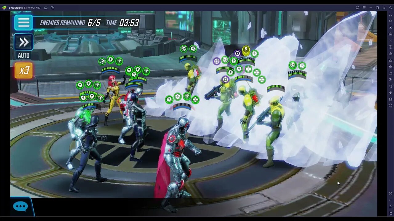 MSF War Live: Inhumans Big Three + JJ & Ultron vs Red Skull Hydra