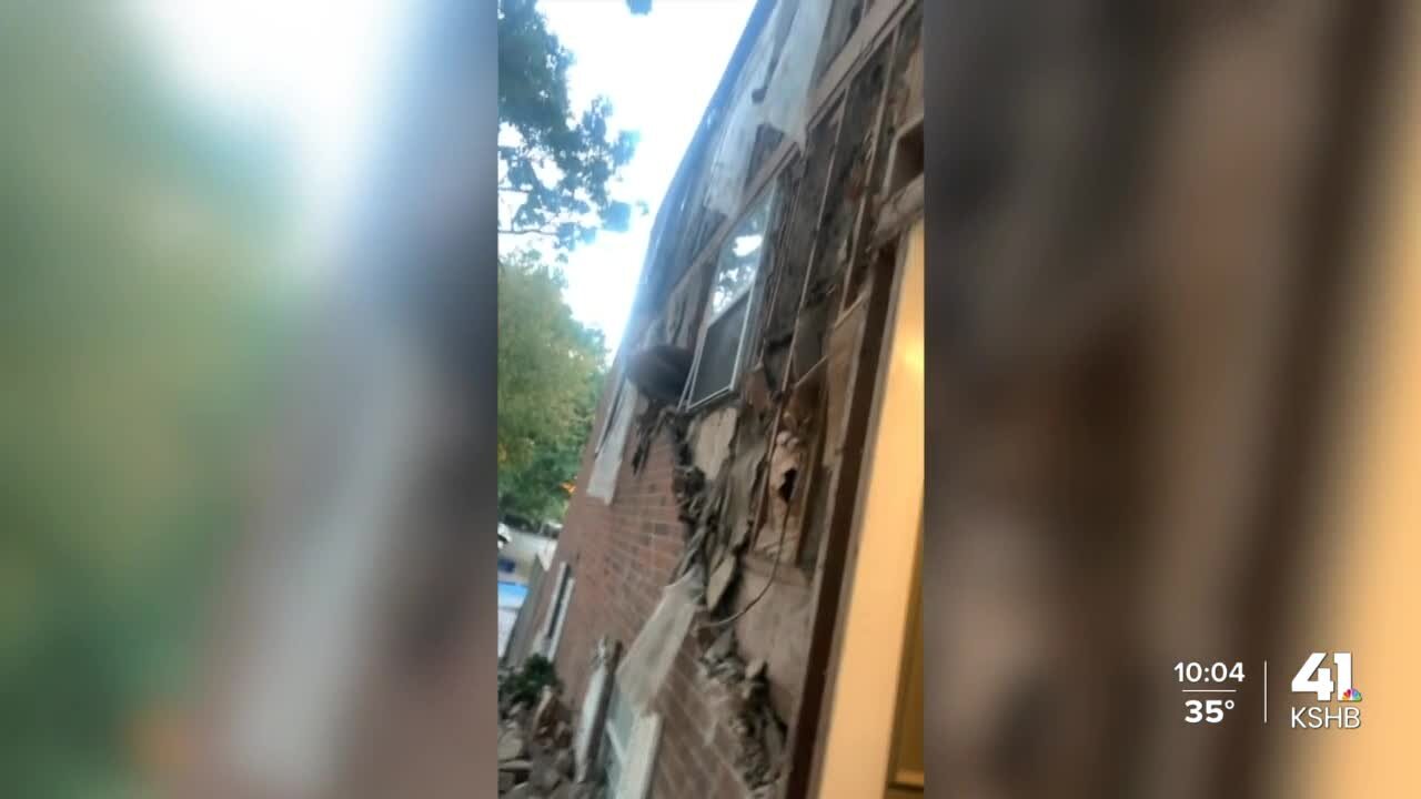 City relocates residents of apartment building over collapse concerns