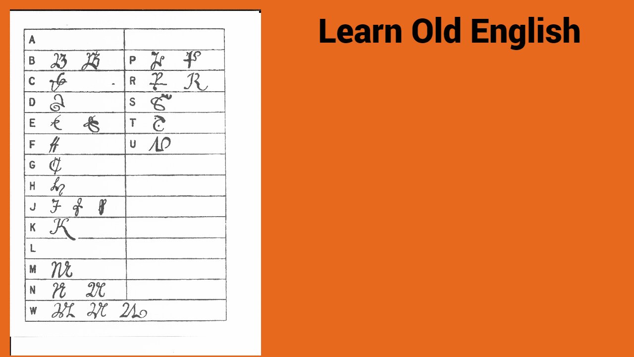 Old English Land Records
