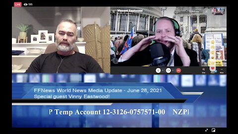 Special Monday Live Stream on Freedom Fighter News with Billy TK & Vinny Eastwood - 28 June 2021