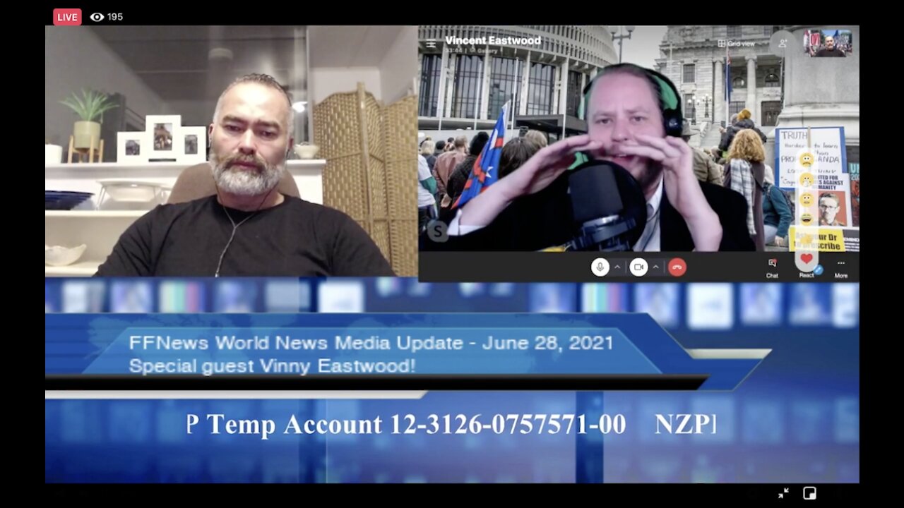 Special Monday Live Stream on Freedom Fighter News with Billy TK & Vinny Eastwood - 28 June 2021