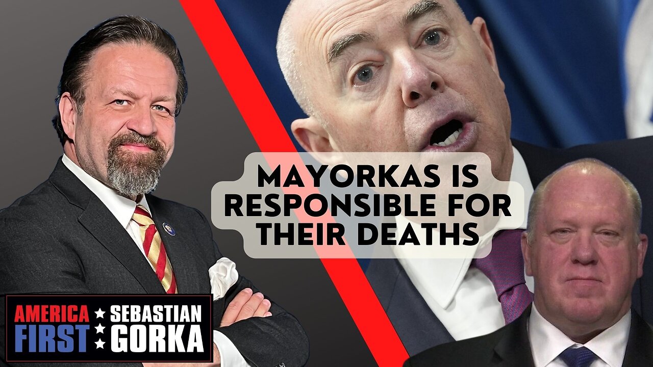 Mayorkas is responsible for their deaths. Tom Homan with Sebastian Gorka on AMERICA First