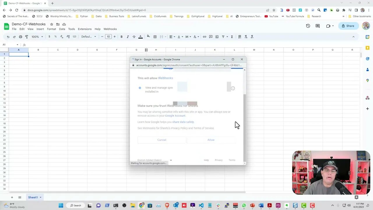 How to Connect Clickfunnels 2.0 to Google Sheet without Zapier or Pabbly