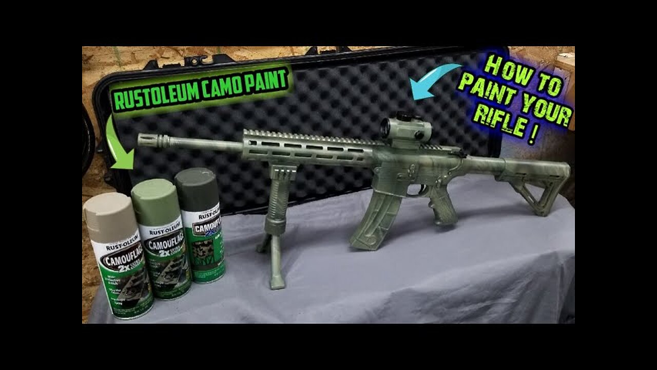 Camo Paint your rifle...Smith & Wesson M&P 15-22