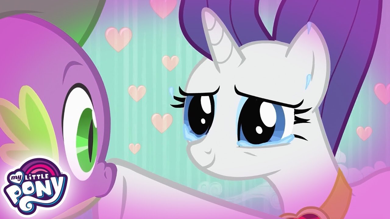 Hasbro's Officially Backs Sparity (Spike & Rarity) On The MLP FIM YouTube Channel For Valentine's