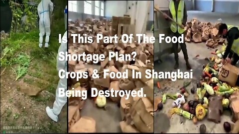 Shanghai Destroying Crops & Mass Amounts Of Food?