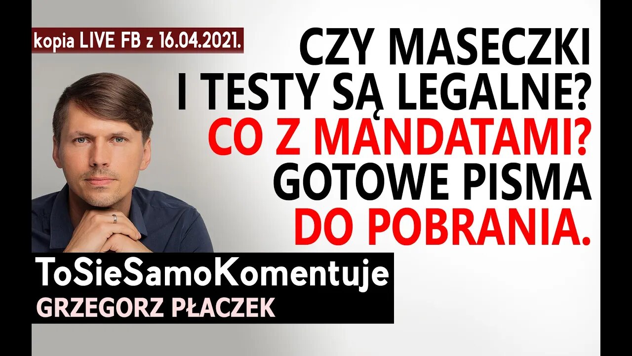 Czy nakaz noszenia maseczek jest legalny? Jak uchronić się przed mandatem? Co z testami PCR?