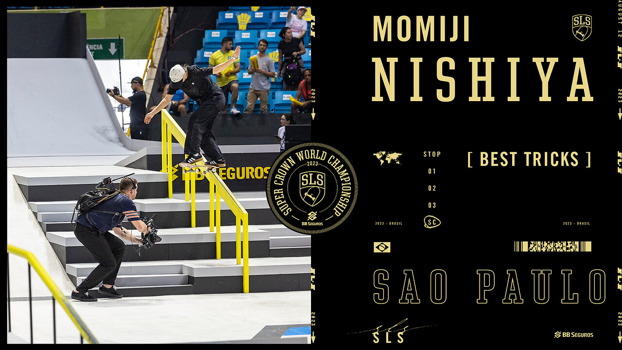 Momiji Nishiya's 2nd Place Finish - 2023 SLS Super Crown | Best Tricks