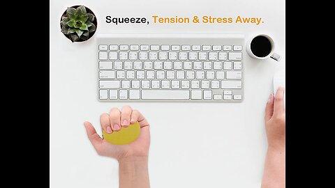 MoKo Hand Therapy Ball [3 Pack], Hand Grip Strengthener Soft Exercise Balls, Squeeze Stress Bal...