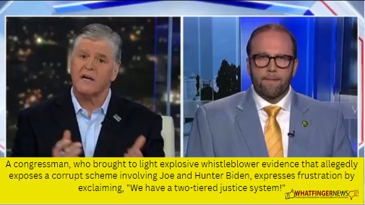 A congressman, who brought to light explosive whistleblower evidence