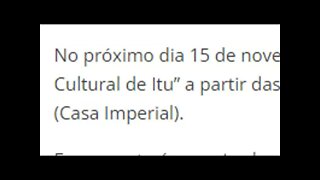 Radio Brazil Imperial de Itu Realiza caminhada no dia da República