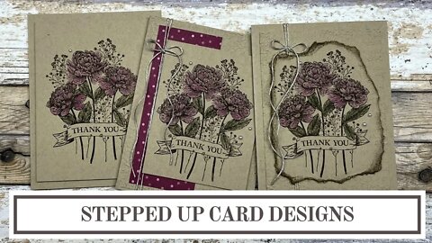 Bouquet of Thanks | Stepped Up Card Designs