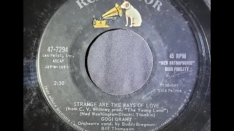 Gogi Grant, Bill Thompson Singers – Strange Are the Ways of Love