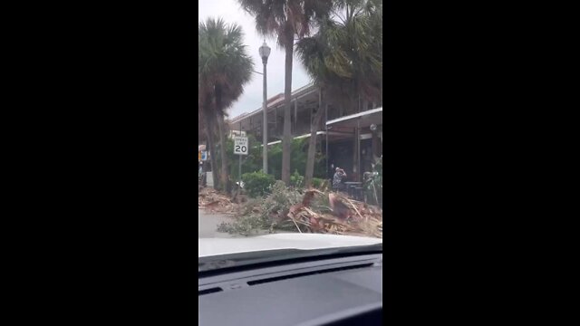 Damage around Downtown St. Pete