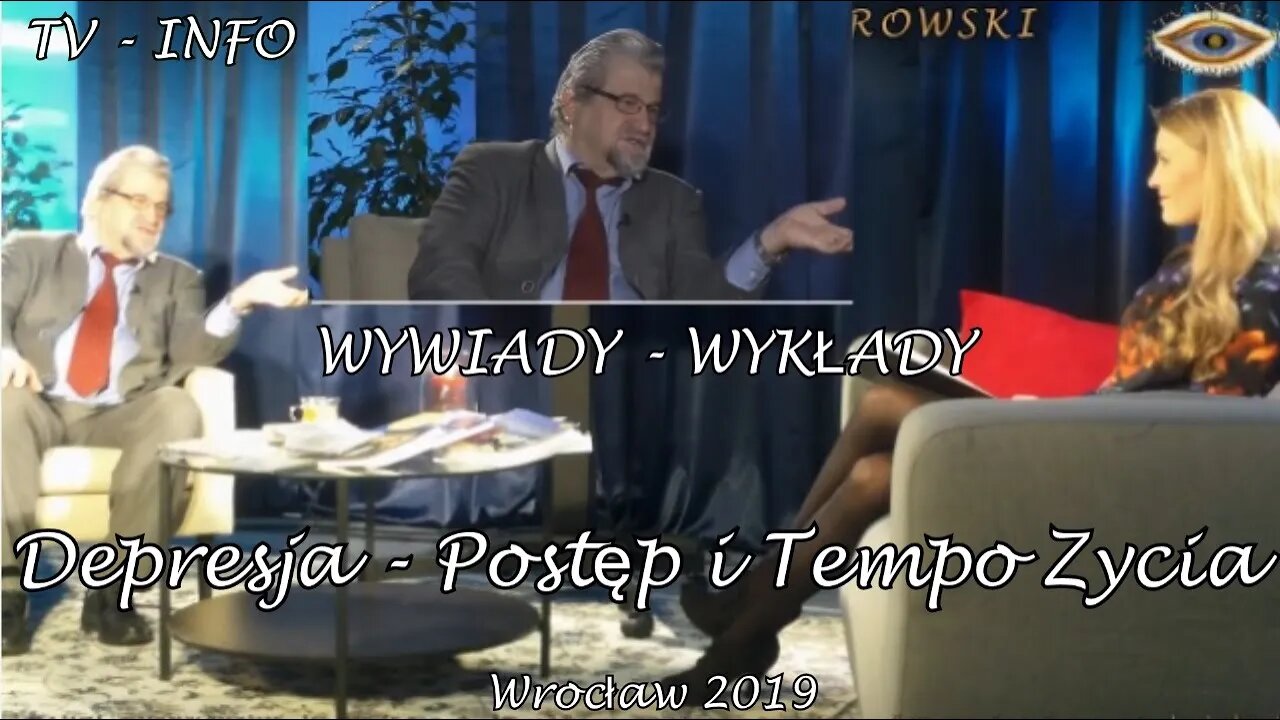 DEPRESJA - POSTĘP I TEMPO ŻYCIA - PROBLEMY SPOŁECZNE, STRESY NERWY I EMOCJE/ WYWIAD /2019 ©TV- IMAGO