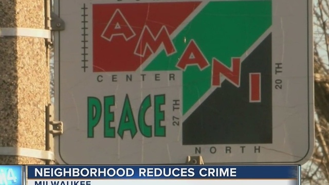 Amani neighborhood's crime rate drops