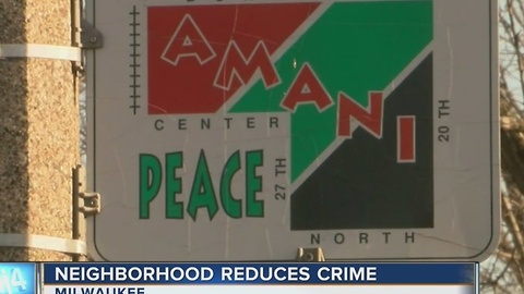 Amani neighborhood's crime rate drops