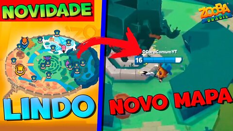 NOVIDADE! FINALMENTE NOVO MAPA CHEGOU! ZOOBA JOGUEI NELE