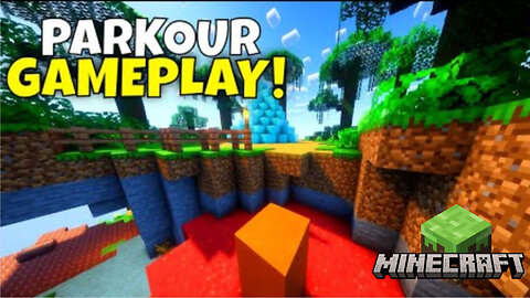 Minecraft Parkour gameplay 😀👍❤️