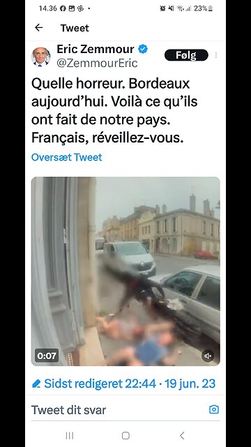 2023: Frankrig Multikultur Angreb på Barn og Kvinde