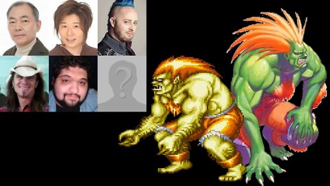 Video Game Voice Comparison- Blanka (Street Fighter)