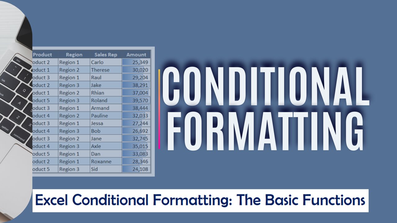 THE AWESOME FEATURES OF CONDITIONAL FORMATTING IN EXCEL