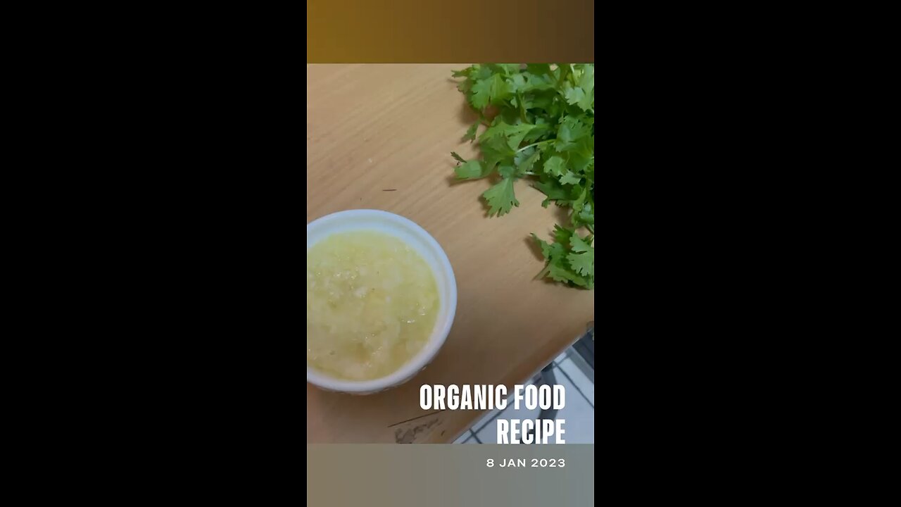 Organic Food Recipe