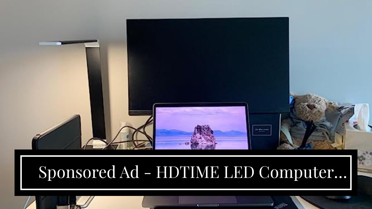 Sponsored Ad - HDTIME LED Computer Monitor Lamp, Eye Caring Screen Monitor Light Bar, Touch Con...