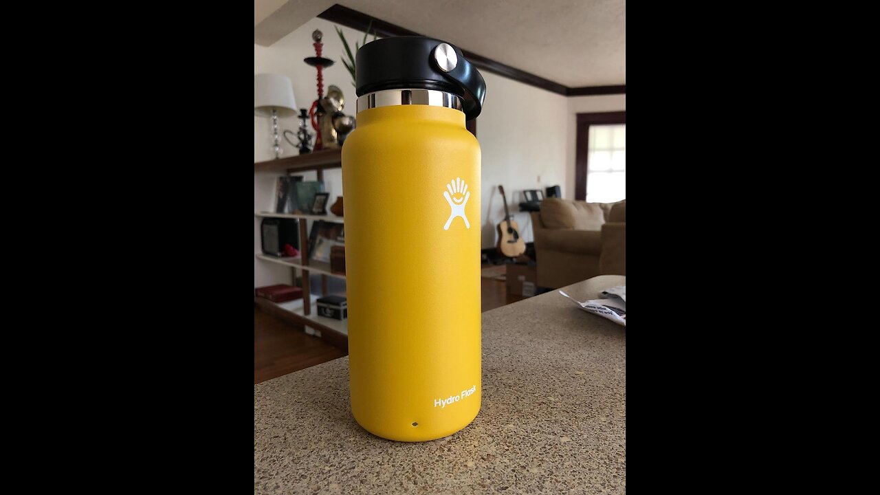 Hydro Flask Water Bottle - Stainless Steel & Vacuum Insulated - Wide Mouth 2.0 with Leak Proof...